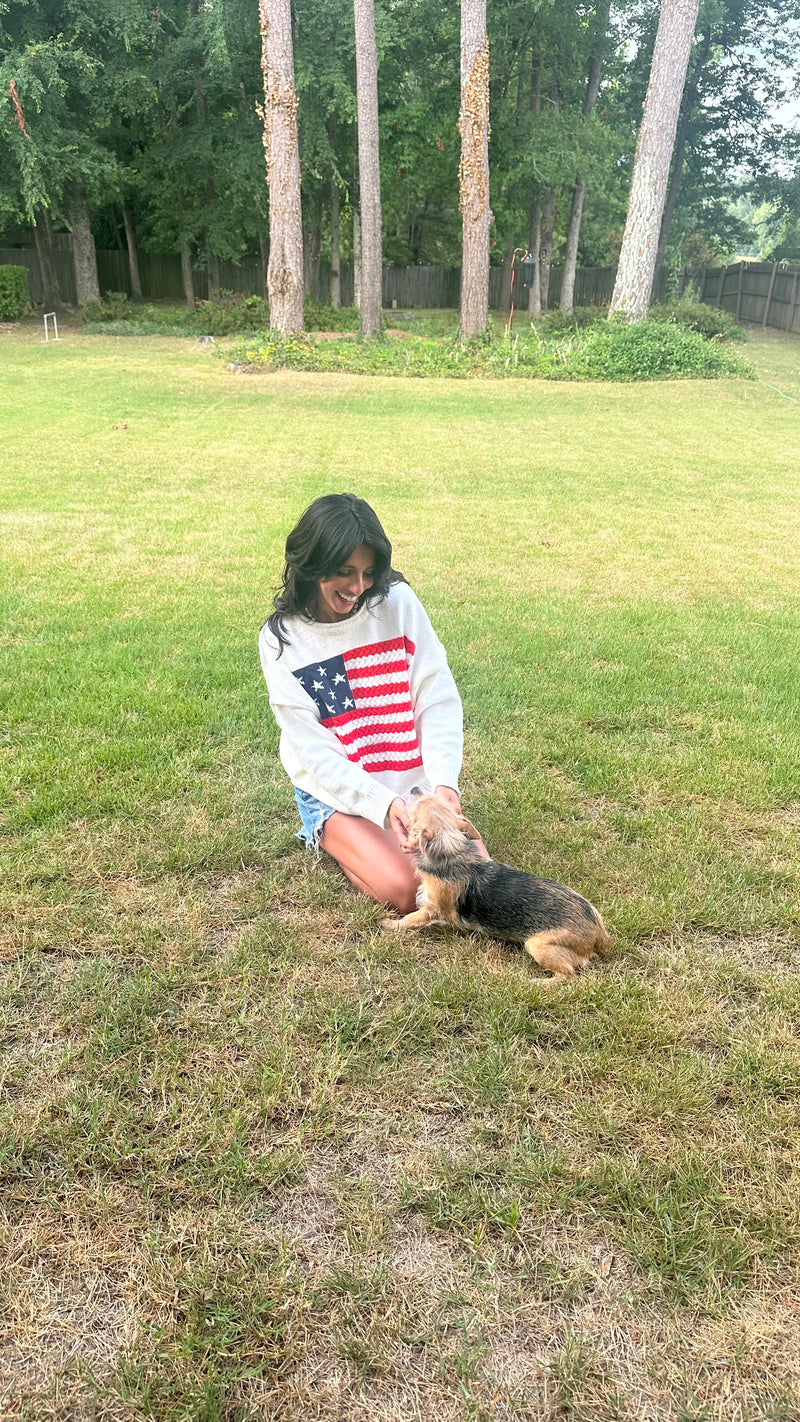 Stars & Stripes Sweater Top